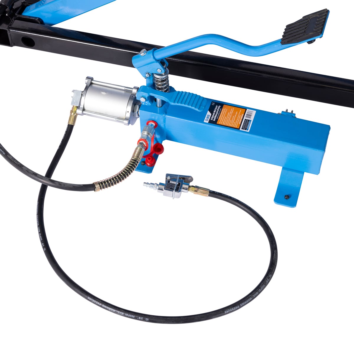 SGS Pneumatic Hydraulic Motorcycle Lift - 680 Kg